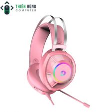 Tai nghe DAREU EH469 QUEEN RGB (Kèm CAT EARS) – Màu hồng