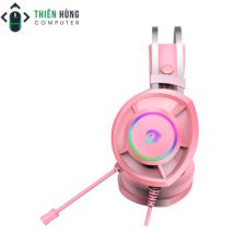 Tai nghe DAREU EH469 QUEEN RGB (Kèm CAT EARS) – Màu hồng