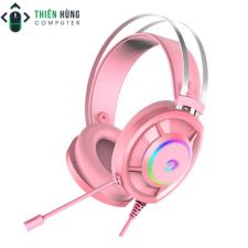 Tai nghe DAREU EH469 QUEEN RGB (Kèm CAT EARS) – Màu hồng